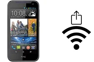 Como gerar um código QR com a senha Wifi em um HTC Desire 310 dual sim