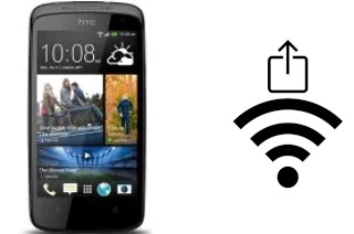 Como gerar um código QR com a senha Wifi em um HTC Desire 500