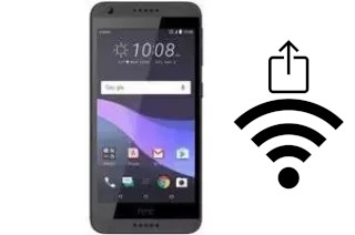 Como gerar um código QR com a senha Wifi em um HTC Desire 555