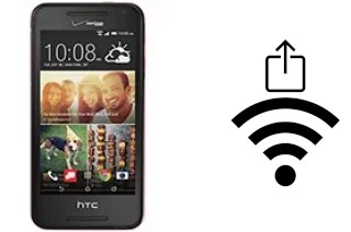 Como gerar um código QR com a senha Wifi em um HTC Desire 612