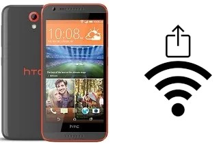 Como gerar um código QR com a senha Wifi em um HTC Desire 620G dual sim