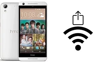 Como gerar um código QR com a senha Wifi em um HTC Desire 626