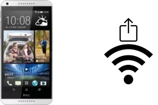 Como gerar um código QR com a senha Wifi em um HTC Desire 816 Dual