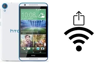 Como gerar um código QR com a senha Wifi em um HTC Desire 820