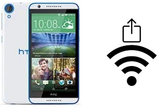 Como gerar um código QR com a senha Wifi em um HTC Desire 820s dual sim