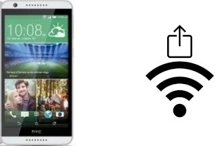 Como gerar um código QR com a senha Wifi em um HTC Desire 820s