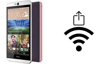 Como gerar um código QR com a senha Wifi em um HTC Desire 826 dual sim