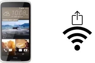 Como gerar um código QR com a senha Wifi em um HTC Desire 828