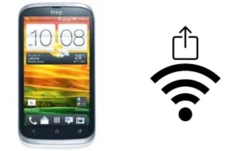 Como gerar um código QR com a senha Wifi em um HTC Desire V