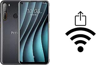 Como gerar um código QR com a senha Wifi em um HTC Desire 20 Pro