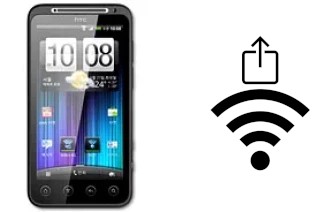 Como gerar um código QR com a senha Wifi em um HTC Evo 4G+