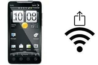 Como gerar um código QR com a senha Wifi em um HTC Evo 4G