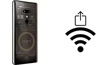 Como gerar um código QR com a senha Wifi em um HTC Exodus 1