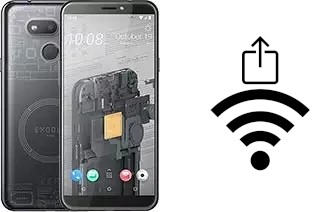 Como gerar um código QR com a senha Wifi em um HTC Exodus 1s