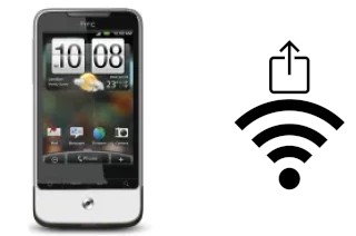 Como gerar um código QR com a senha Wifi em um HTC Legend