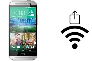 Como gerar um código QR com a senha Wifi em um HTC One (M8) dual sim