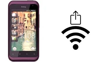 Como gerar um código QR com a senha Wifi em um HTC Rhyme