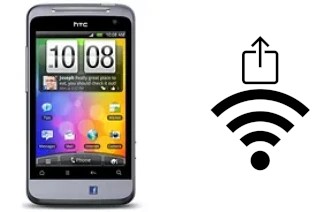 Como gerar um código QR com a senha Wifi em um HTC Salsa