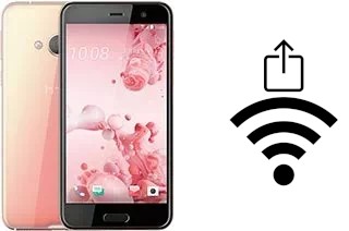 Como gerar um código QR com a senha Wifi em um HTC U Play