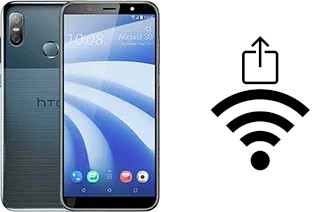 Como gerar um código QR com a senha Wifi em um HTC U12 life