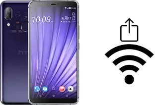 Como gerar um código QR com a senha Wifi em um HTC U19e