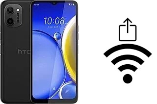 Como gerar um código QR com a senha Wifi em um HTC Wildfire E plus