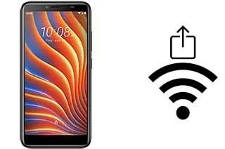 Como gerar um código QR com a senha Wifi em um HTC Wildfire E1 lite