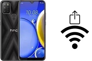 Como gerar um código QR com a senha Wifi em um HTC Wildfire E2 Plus