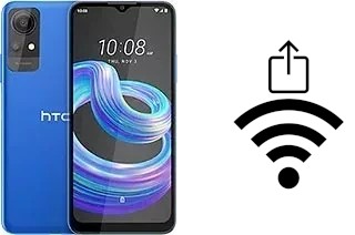 Como gerar um código QR com a senha Wifi em um HTC Wildfire E3 lite