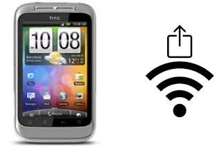 Como gerar um código QR com a senha Wifi em um HTC Wildfire S