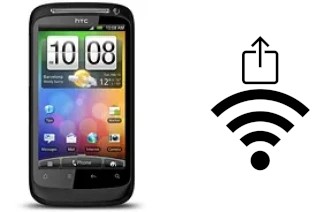 Como gerar um código QR com a senha Wifi em um HTC Desire S