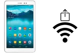 Como gerar um código QR com a senha Wifi em um Huawei MediaPad T1 8.0