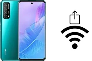 Como gerar um código QR com a senha Wifi em um Huawei Enjoy 20 SE