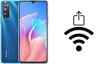 Como gerar um código QR com a senha Wifi em um Huawei Enjoy Z 5G