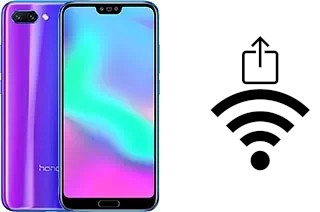 Como gerar um código QR com a senha Wifi em um Huawei Honor 10