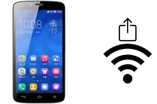 Como gerar um código QR com a senha Wifi em um Huawei Honor 3C Play