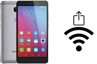 Como gerar um código QR com a senha Wifi em um Huawei Honor 5X