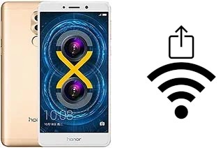 Como gerar um código QR com a senha Wifi em um Huawei Honor 6X