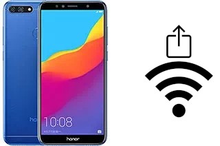 Como gerar um código QR com a senha Wifi em um Huawei Honor 7A