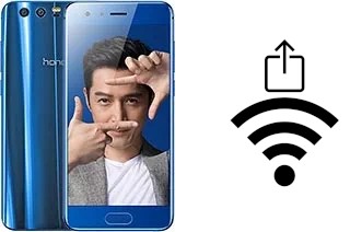 Como gerar um código QR com a senha Wifi em um Huawei Honor 9