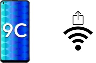 Como gerar um código QR com a senha Wifi em um Huawei Honor 9C