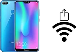 Como gerar um código QR com a senha Wifi em um Huawei Honor 9N (9i)