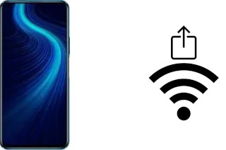 Como gerar um código QR com a senha Wifi em um Huawei Honor X10 Pro