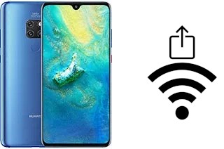 Como gerar um código QR com a senha Wifi em um Huawei Mate 20