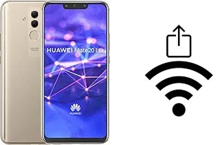 Como gerar um código QR com a senha Wifi em um Huawei Mate 20 lite