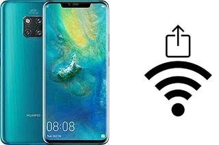 Como gerar um código QR com a senha Wifi em um Huawei Mate 20 Pro