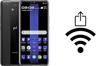 Como gerar um código QR com a senha Wifi em um Huawei Mate 20 RS Porsche Design