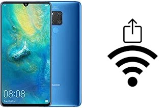 Como gerar um código QR com a senha Wifi em um Huawei Mate 20 X