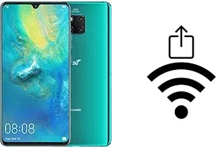 Como gerar um código QR com a senha Wifi em um Huawei Mate 20 X (5G)