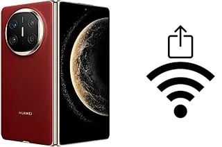 Como gerar um código QR com a senha Wifi em um Huawei Mate X6